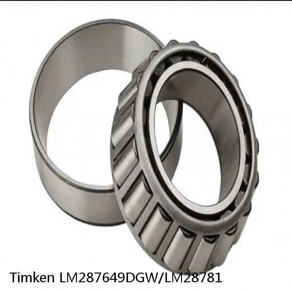 LM287649DGW/LM28781 Timken Tapered Roller Bearing