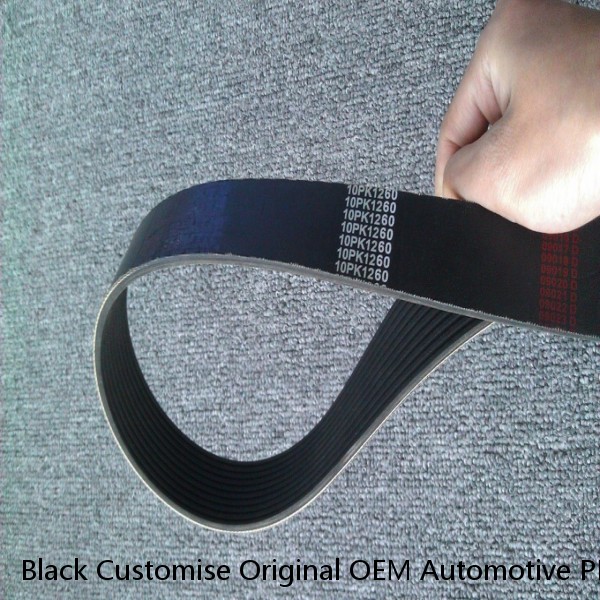 Black Customise Original OEM Automotive PK PJ PL Rubber RIBBED BELT V BELT 6PK1575 For Audi A4 A6
