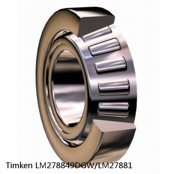 LM278849DGW/LM27881 Timken Tapered Roller Bearing #1 small image