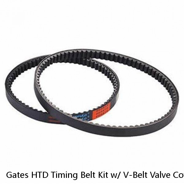 Gates HTD Timing Belt Kit w/ V-Belt Valve Cover Gasket 04-08 Suzuki Forenza Reno #1 small image