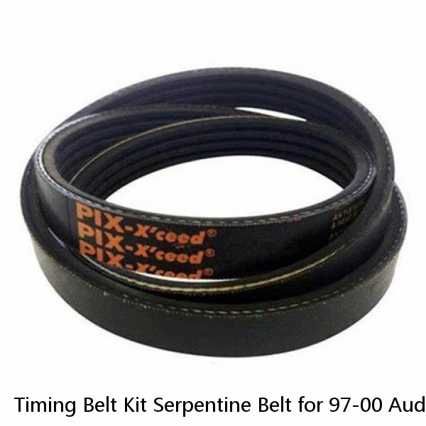 Timing Belt Kit Serpentine Belt for 97-00 Audi Volkswagen 1.8L L4 DOHC 20v #1 small image