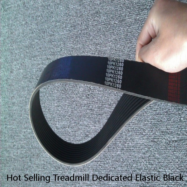 Hot Selling Treadmill Dedicated Elastic Black Rubber Ribbed Pj Poly V Belt