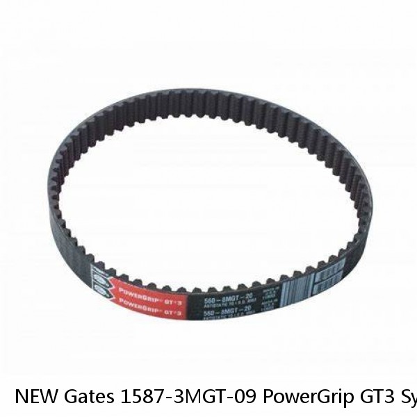 NEW Gates 1587-3MGT-09 PowerGrip GT3 Synchronous Belt 9400-4529 B02415 #1 image
