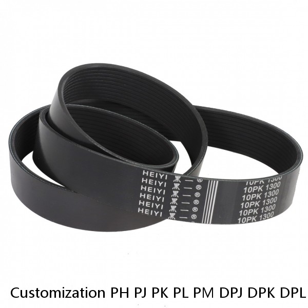 Customization PH PJ PK PL PM DPJ DPK DPL Poly V Ribbed 4PK Car Fan Drive Belts #1 image