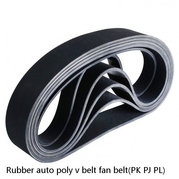 Rubber auto poly v belt fan belt(PK PJ PL) #1 image